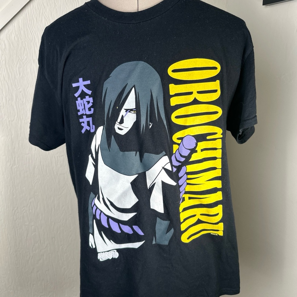 Naruto Classic Orochimaru - Black Tee - Mens - Size L Unisex Anime Manga